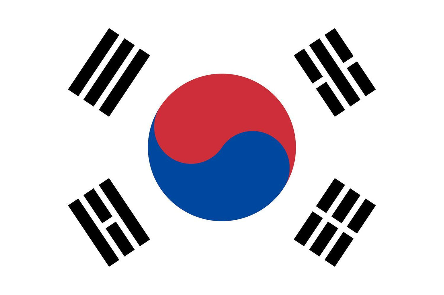 Sydkorea flagga