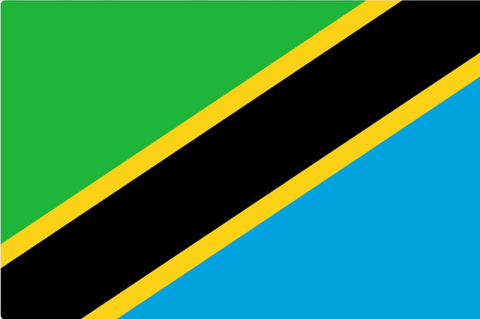 Tanzania flagga - Hiprock 