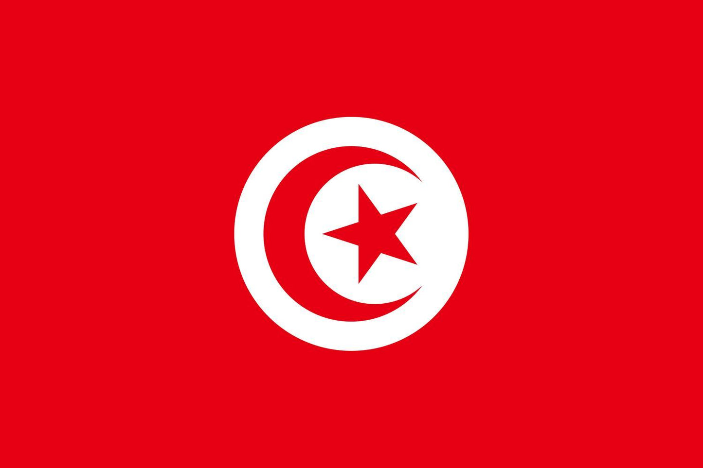 Tunisien flagga - Hiprock 