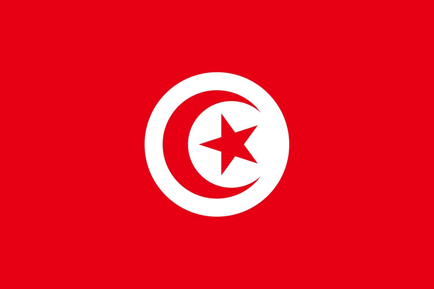 Tunisien flagga - Hiprock 