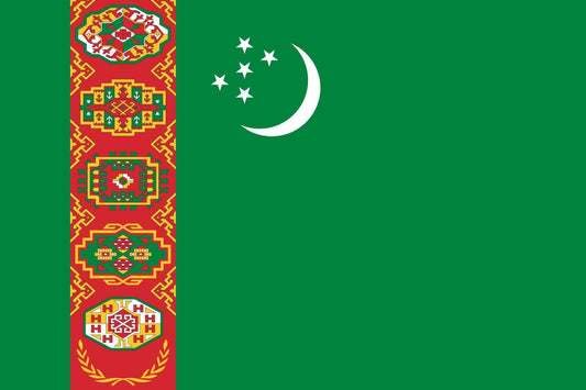 Turkmenistan flagga