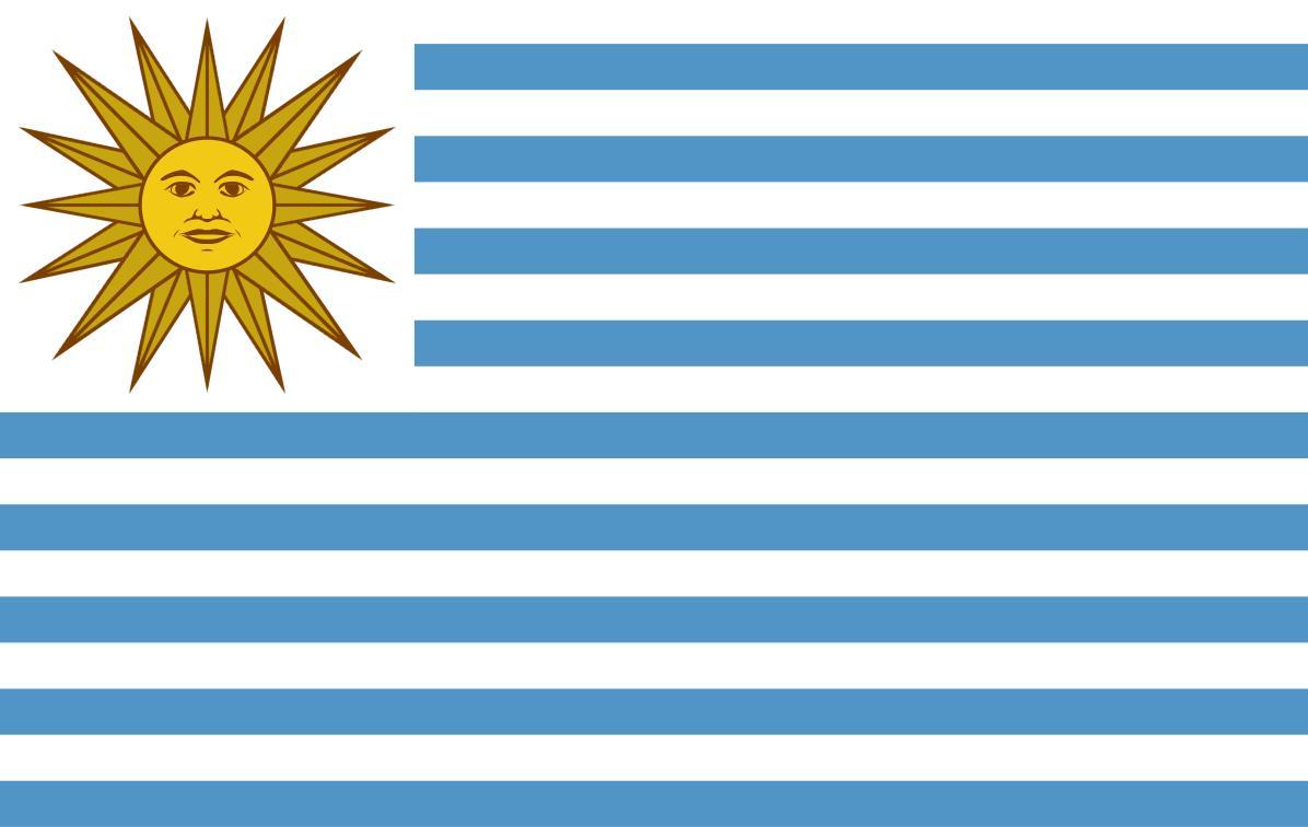 Uruguay flagga - Hiprock 