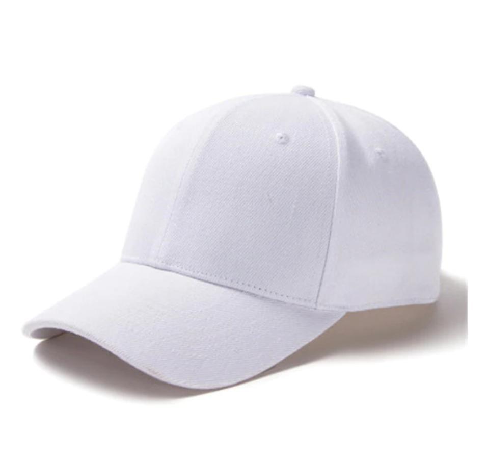 Vit keps Unisex Baseball cap