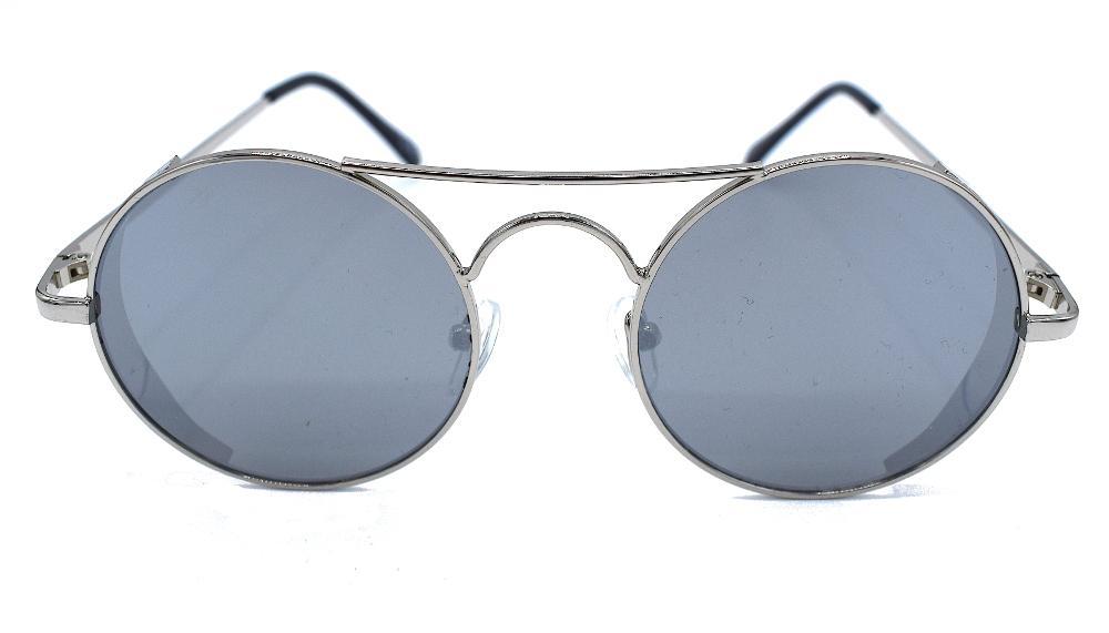 X-rage round sunglasses - silver