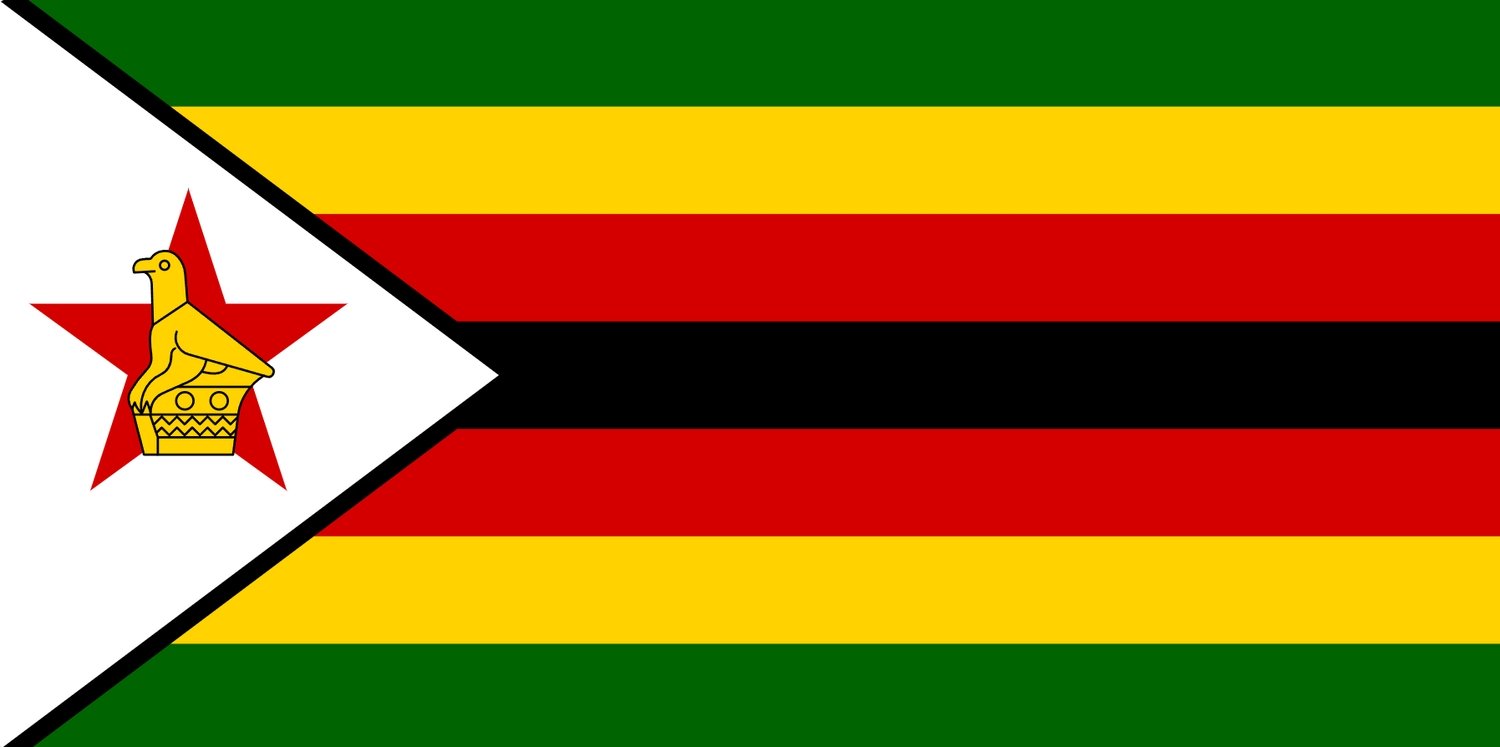 Zimbabwe flagga - Hiprock 